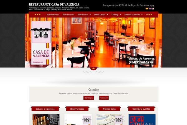 The Restaurant theme site design template sample