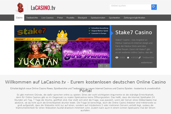 lacasino.tv site used Online-casino