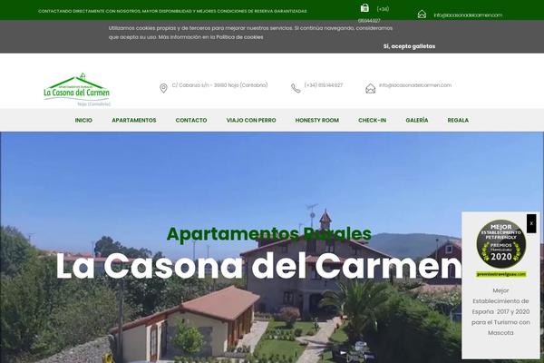lacasonadelcarmen.com site used Hotella