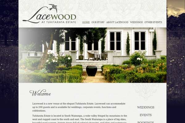 lacewood.co.nz site used Lacewood