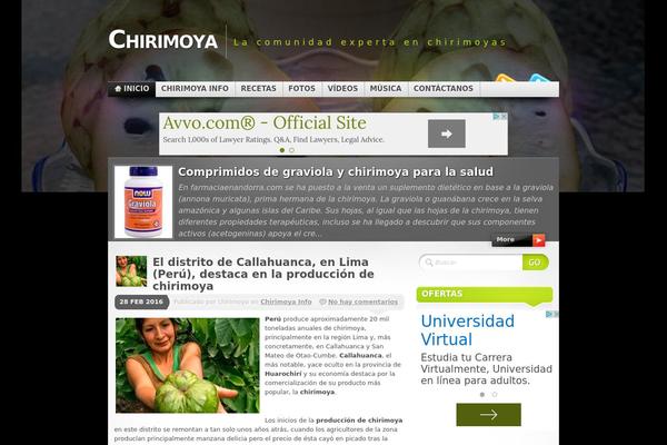 lachirimoya.org site used Chirimoya