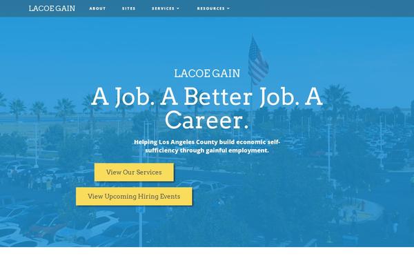 WordPress website example screenshot