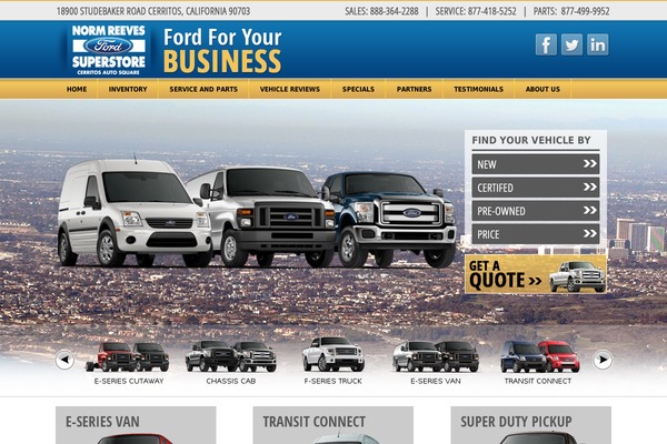 lacommercialvehicles.com site used Church_40_common