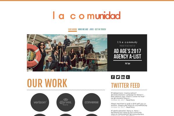 lacomunidad theme websites examples