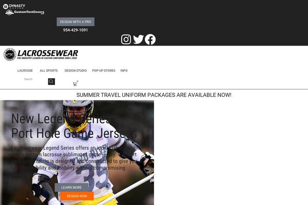 lacrossewear.com site used Woostroid2