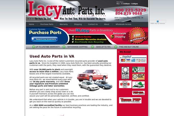 lacyauto.com site used Lacy