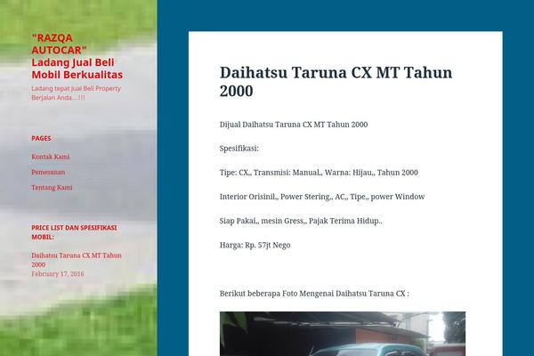 ladangproperty.com site used Twenty Fifteen