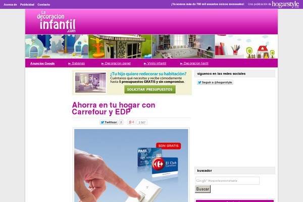 ladecoracioninfantil.com site used Hsthemev2