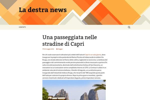 Twenty Thirteen theme site design template sample