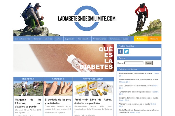 Diabetes theme site design template sample