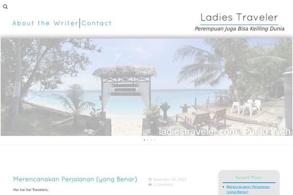 Blue Scenery theme site design template sample