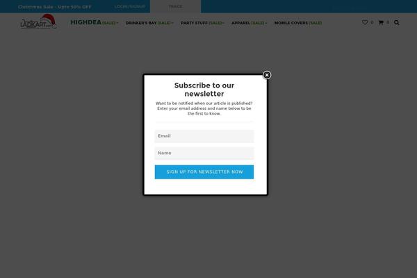 Site using WP Maintenance Mode plugin