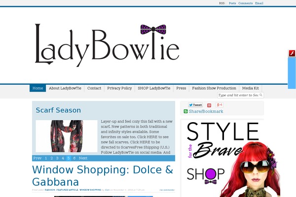 ladybowtie.com site used Swift
