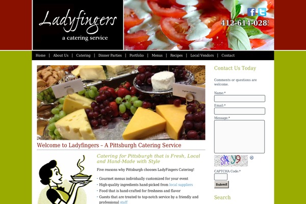 ladyfingerspittsburghcatering.com site used Ladyfingers