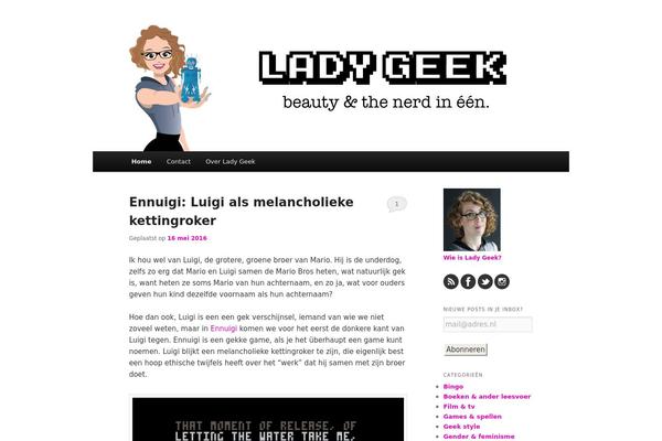 ladygeek.nl site used Twentyeleven-ladygeek
