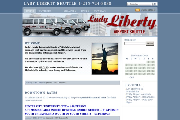 ladylibertyshuttle.com site used Partnerprogramm