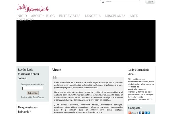 WordPress website example screenshot