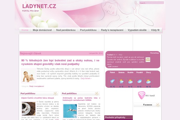 ladynet.cz site used Beautymag
