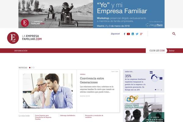 laempresafamiliar.com site used Lef