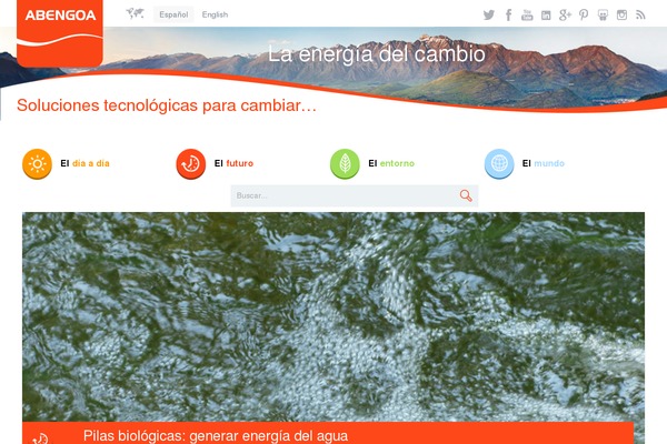 laenergiadelcambio.com site used Abengoa