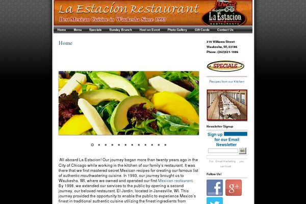 laestacionrestaurant.com site used Essence-dark