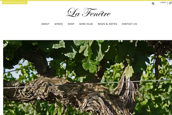lafenetrewines.com site used Vineyards