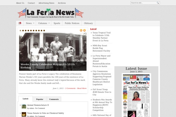 laferianews.net site used BlogNews
