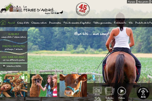 lafermedandre.com site used Fermeandre