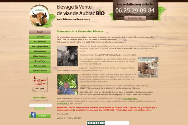 lafermedesblancas.com site used Blancas