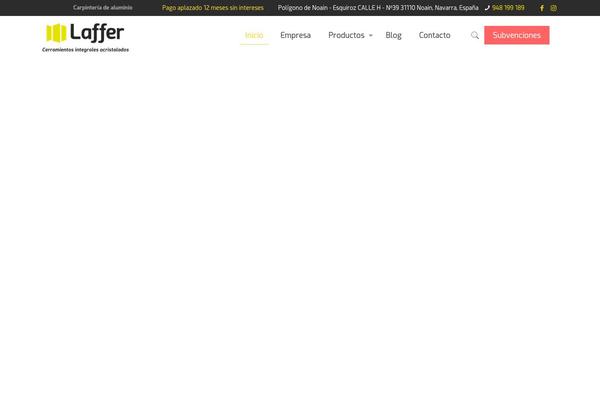 laffer.es site used Carpinteriaaluminio
