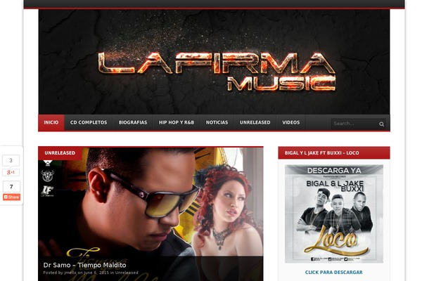 lafirmamusic.com site used Fearless