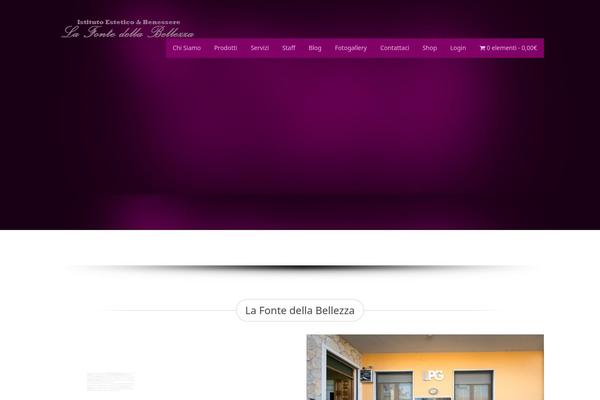 Beauty Salon theme site design template sample