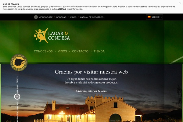 lagardacondesa.com site used Gfe-lagardacondesa