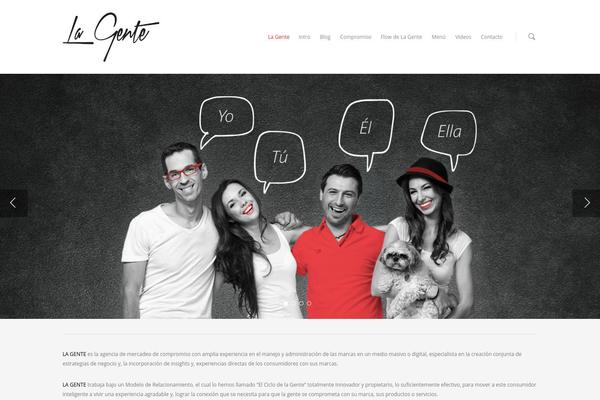 Salient theme site design template sample