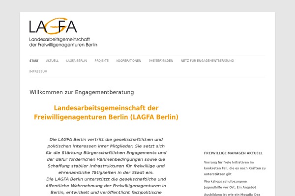 Twenty Twelve theme site design template sample