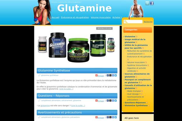 laglutamine.fr site used Glutamine