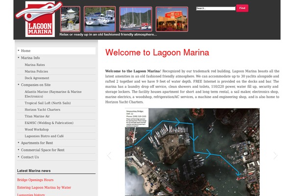 lagoon-marina.com site used Lagoon