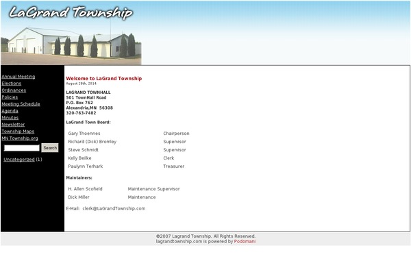 lagrandtownship.com site used Blackt