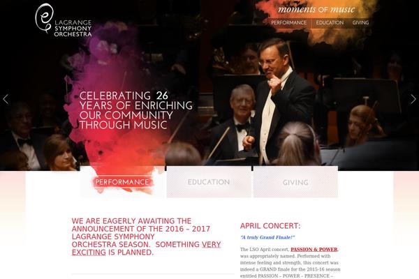 lagrangesymphony.org site used Lso