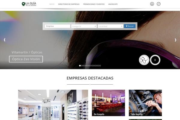 laguiadelasierra.com site used Javo Directory
