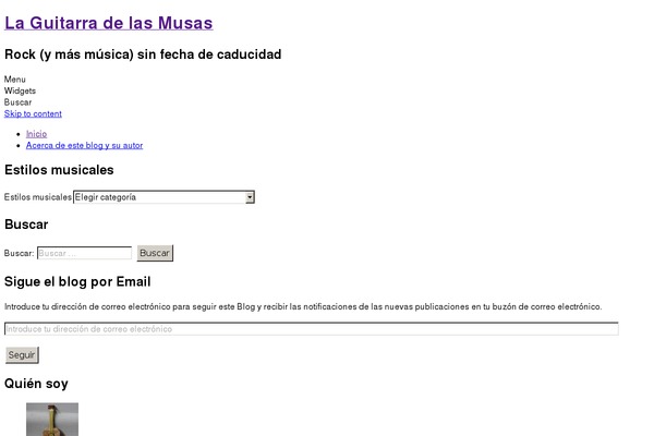 WordPress website example screenshot