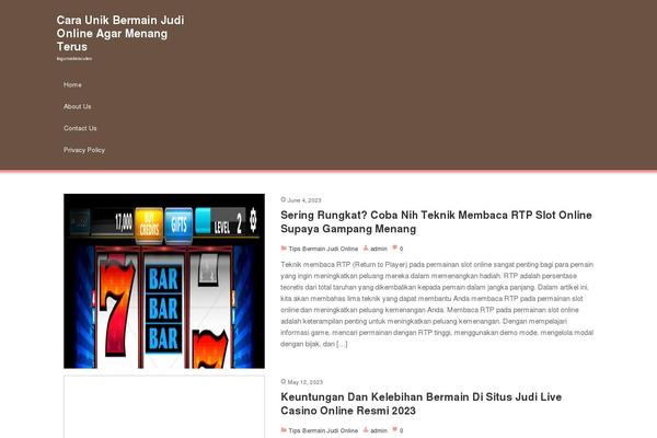 Bunnypresslite theme site design template sample