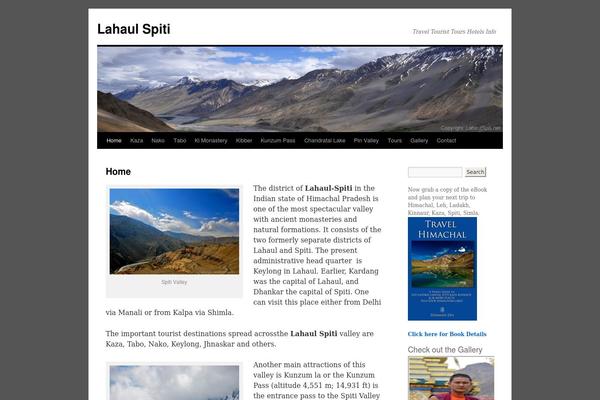 Twenty Ten theme site design template sample