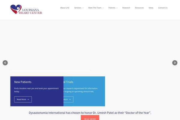 Medicenter-child theme site design template sample