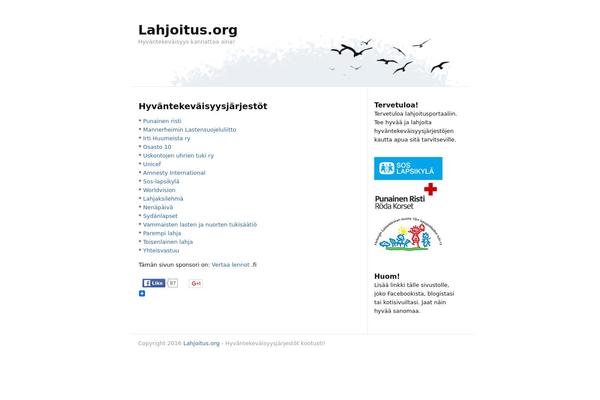 lahjoitus.org site used R755