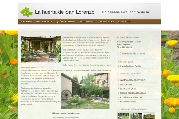 WordPress website example screenshot