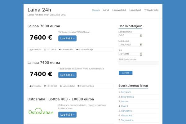 laina24h.fi site used Laina