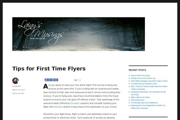 Twenty Sixteen theme site design template sample