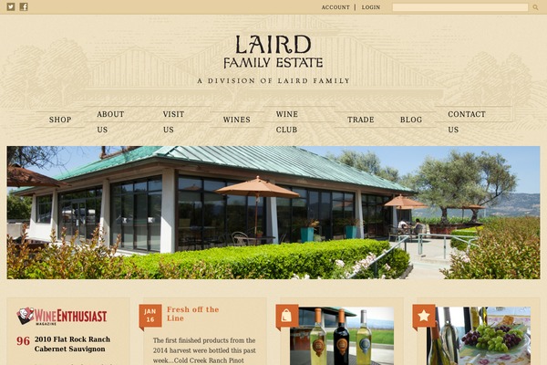 lairdfamilyestate.com site used Laird
