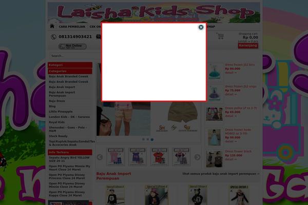 laishakidsshop.com site used Wptokoonline